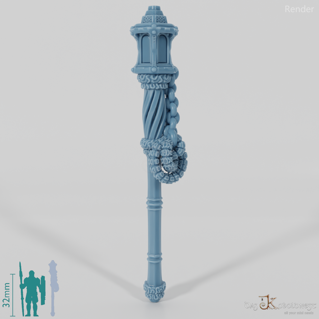 Valiant Battle Mage - Weapon - Staff (without hand)
