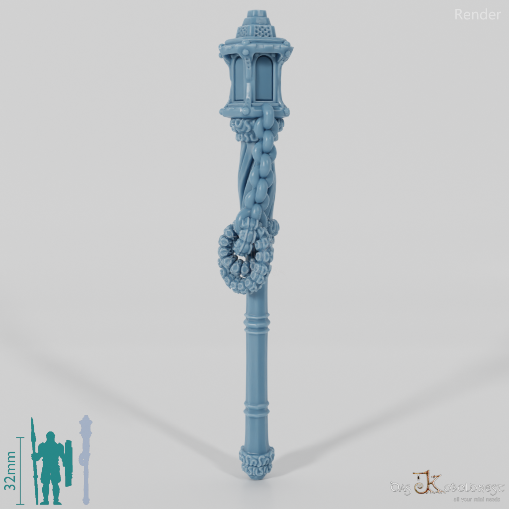 Valiant Battle Mage - Weapon - Staff (without hand)