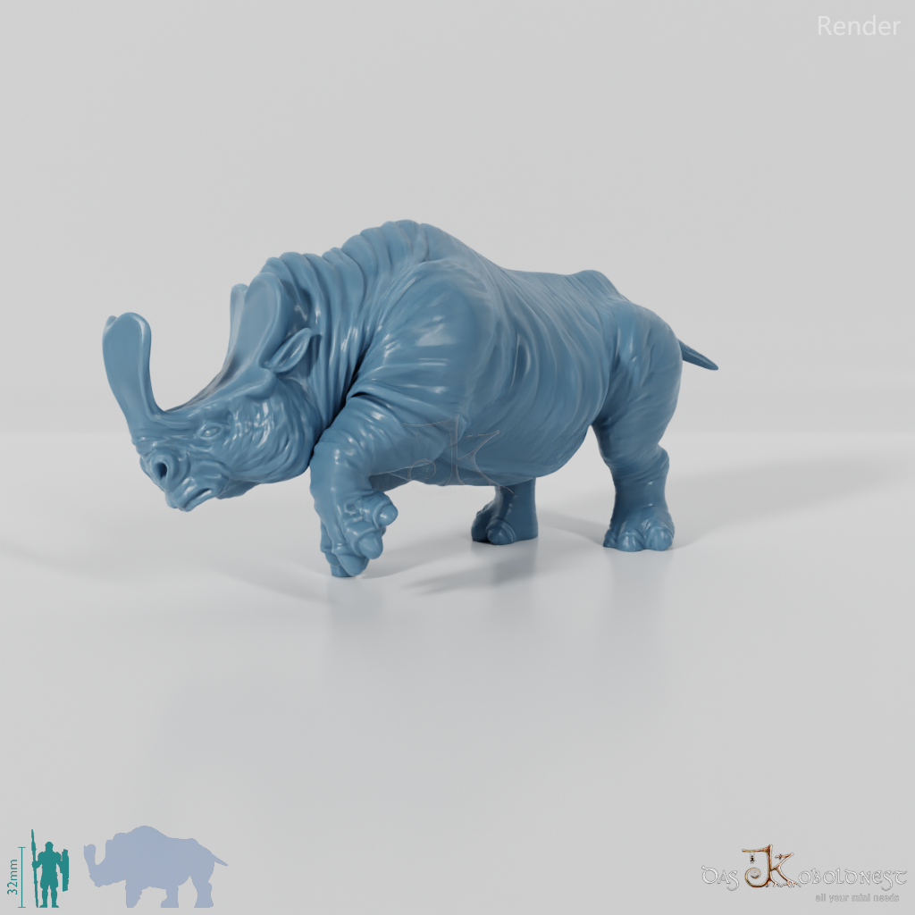 Megacerops 04 - StoneAxe Miniatures