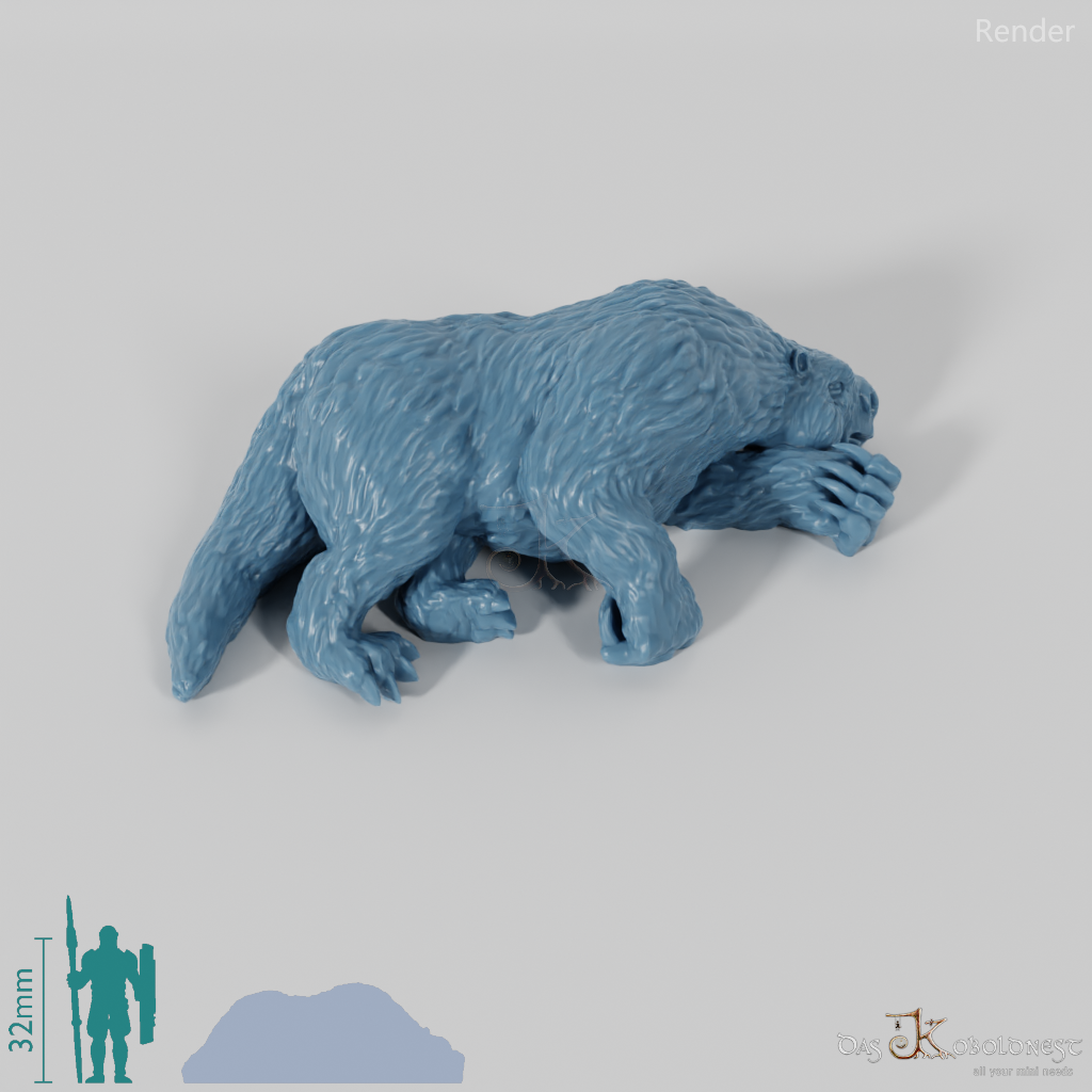 Megatherium 05 (Kadaver) - StoneAxe Miniatures