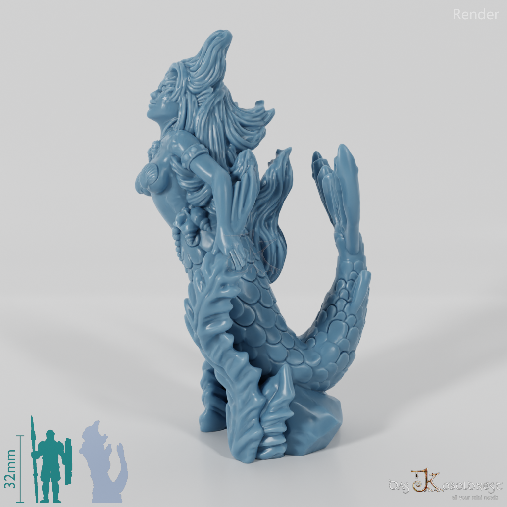 Geschmückte Meerjungfrau 02