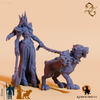 Morana, Wächterin der Netherwelt mit Cerberus