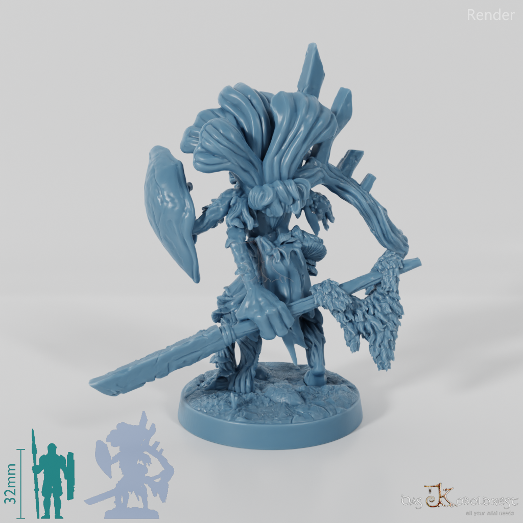 Mushroom Folk Warrior 01