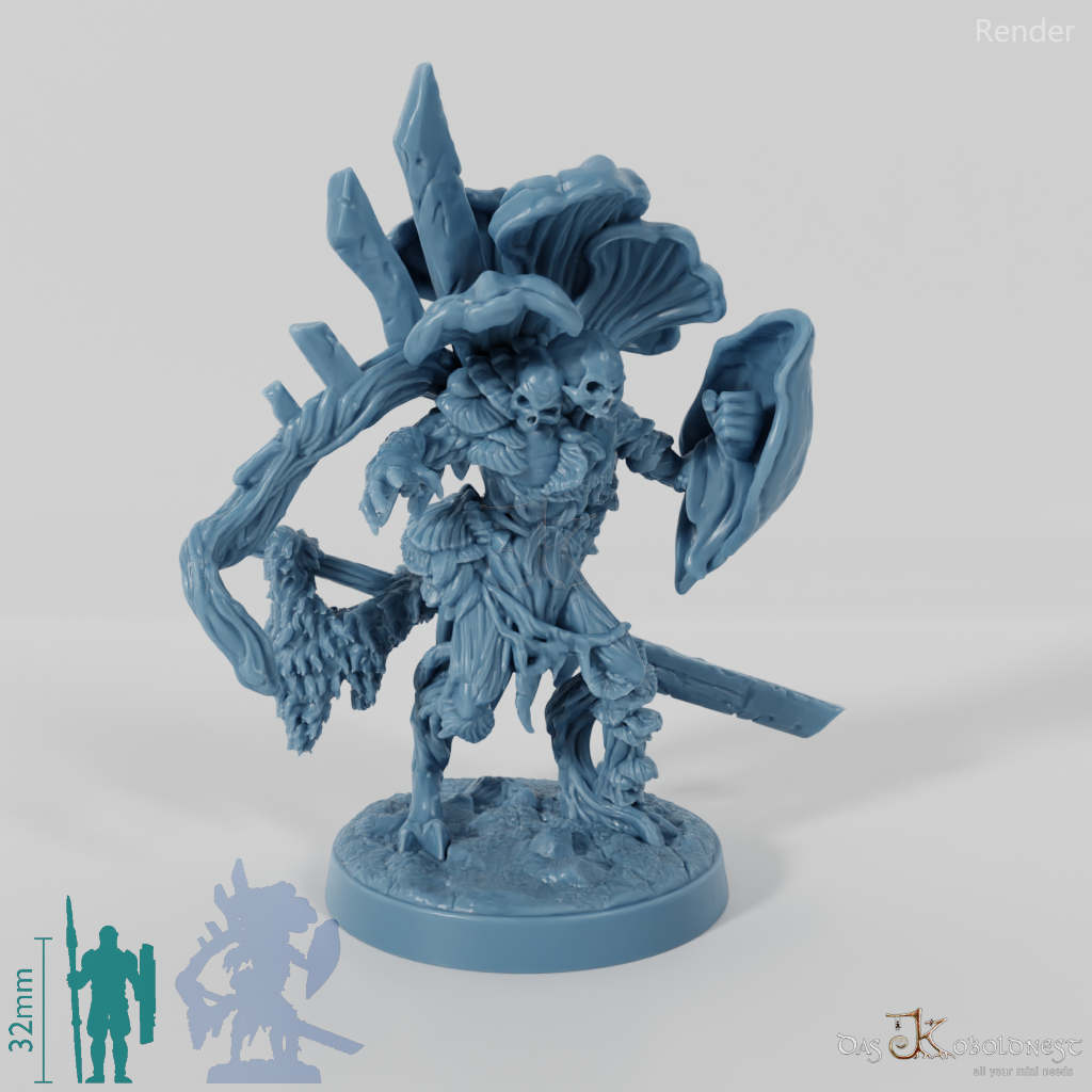 Mushroom Folk Warrior 01