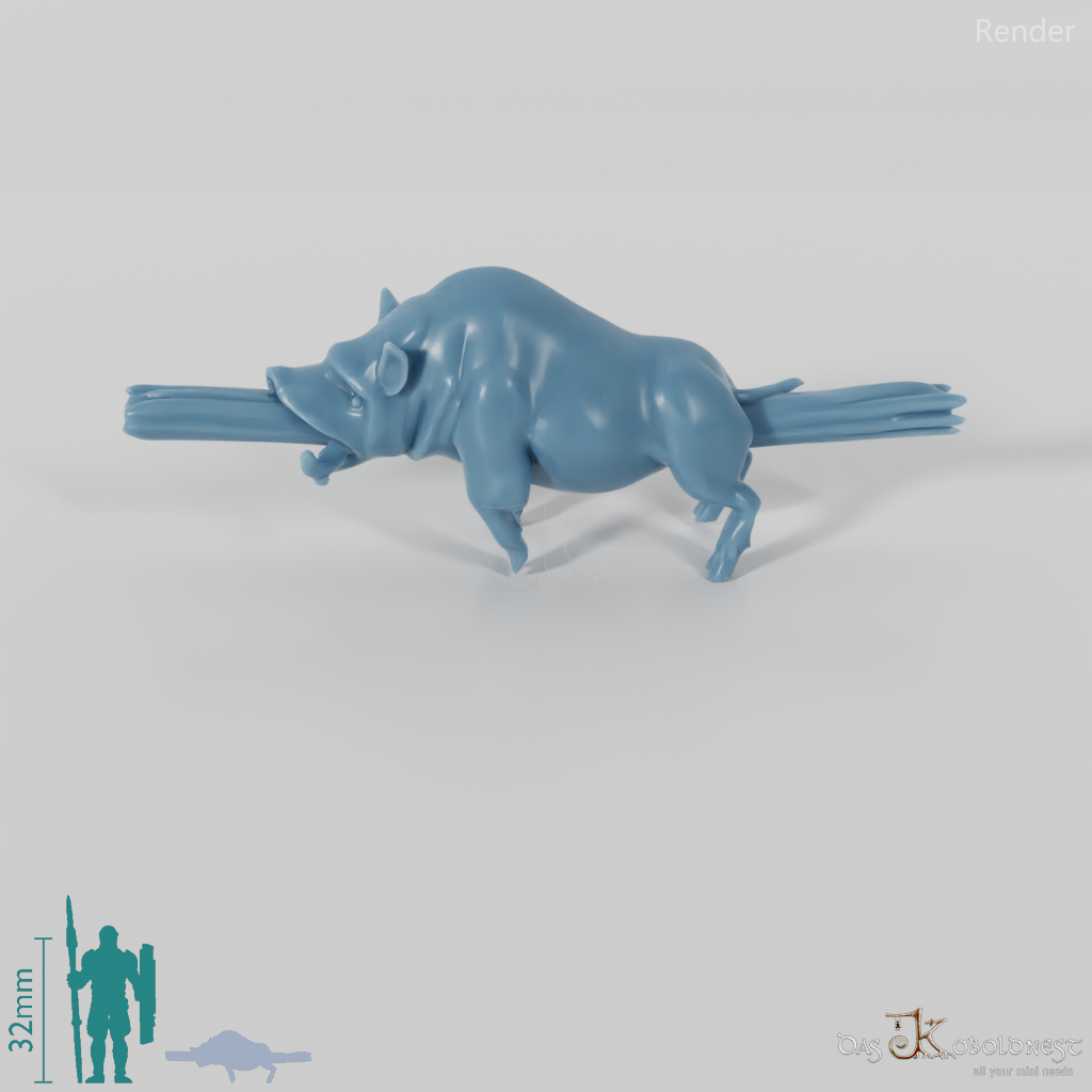 Spit - pig on a spit