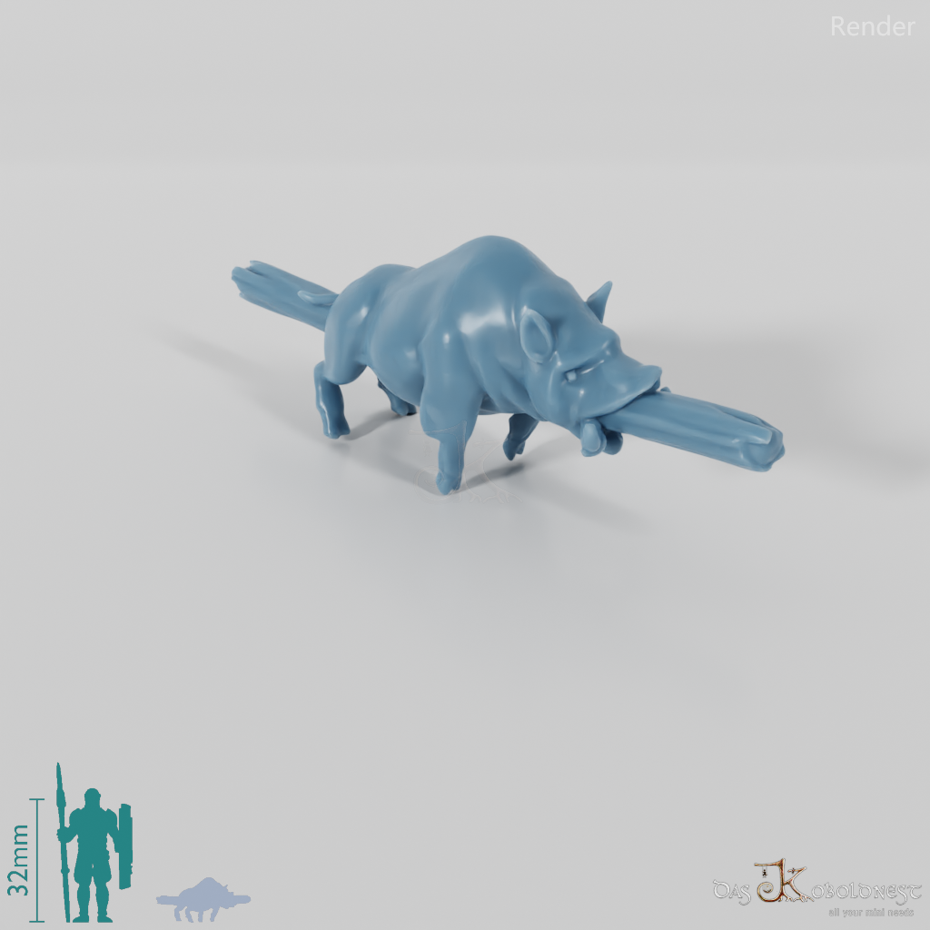 Spit - pig on a spit