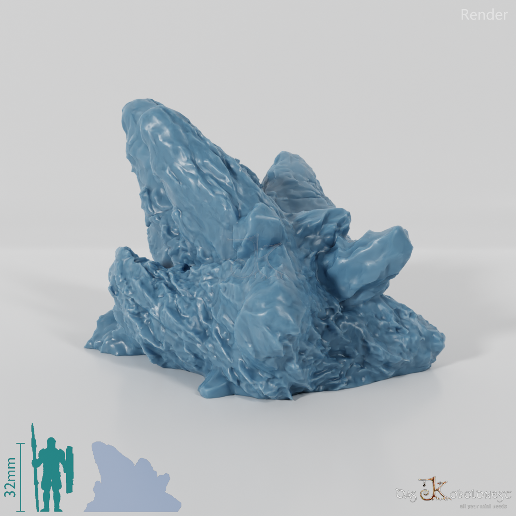 Porous rock formation D