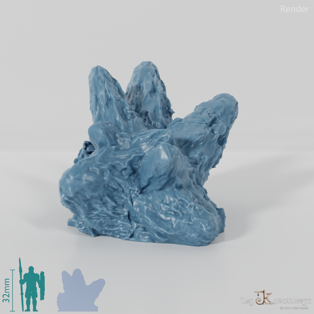 Porous rock formation D