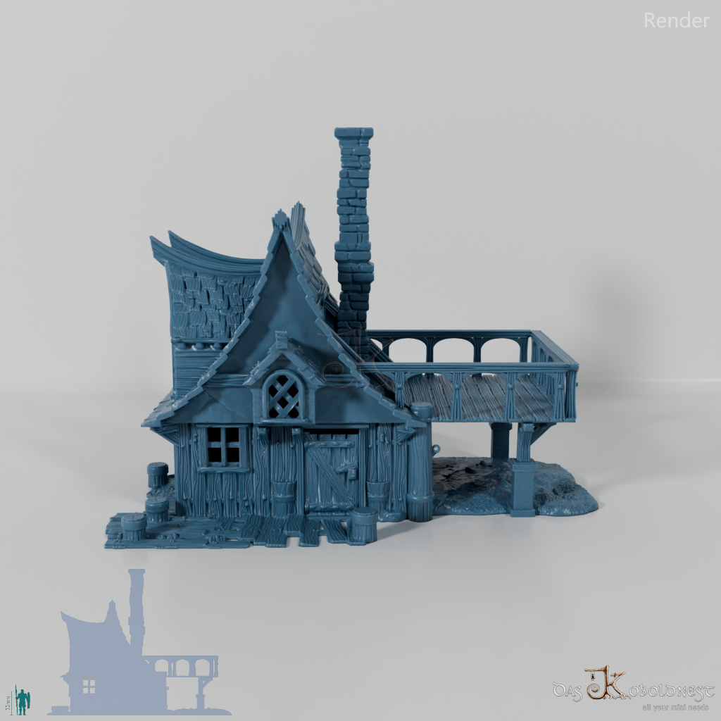 Medieval Town - River Master's Hut