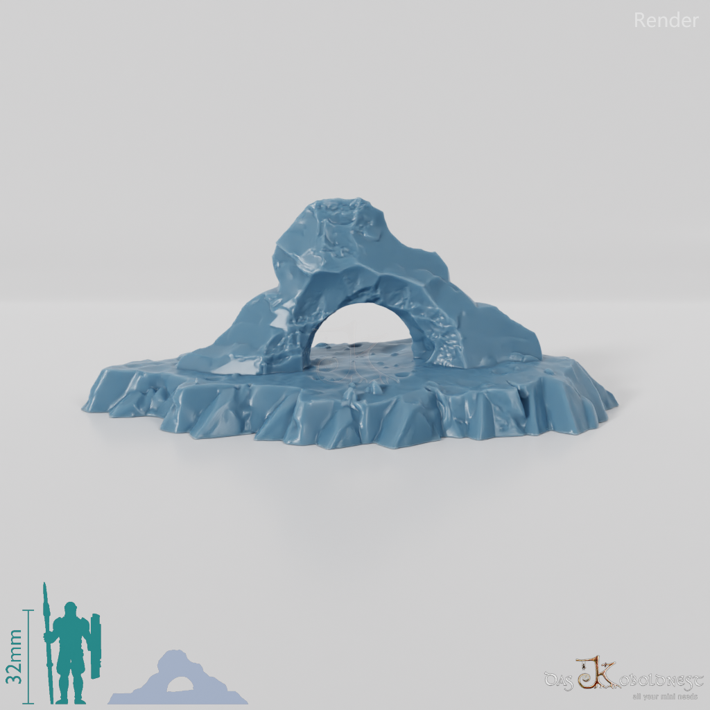 Sharp-edged glacier remains