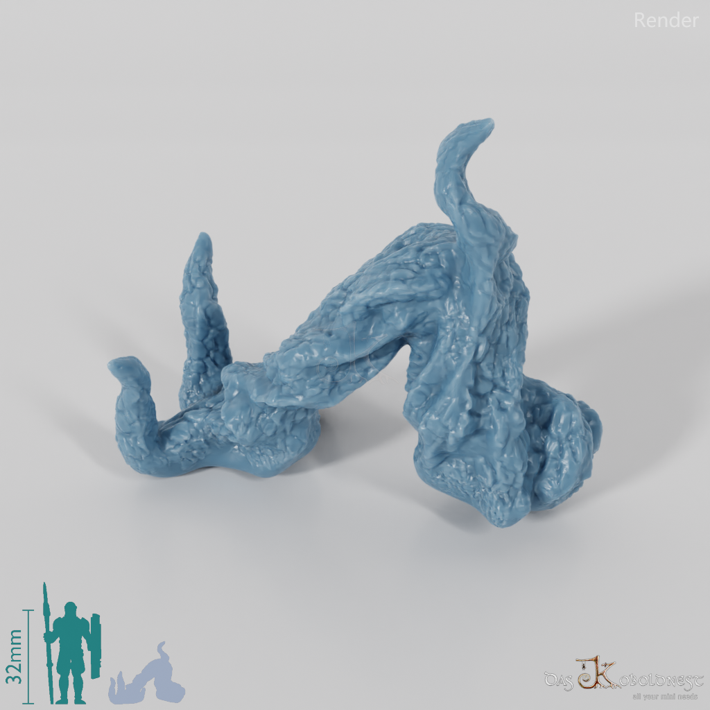 Gnarled willow root A