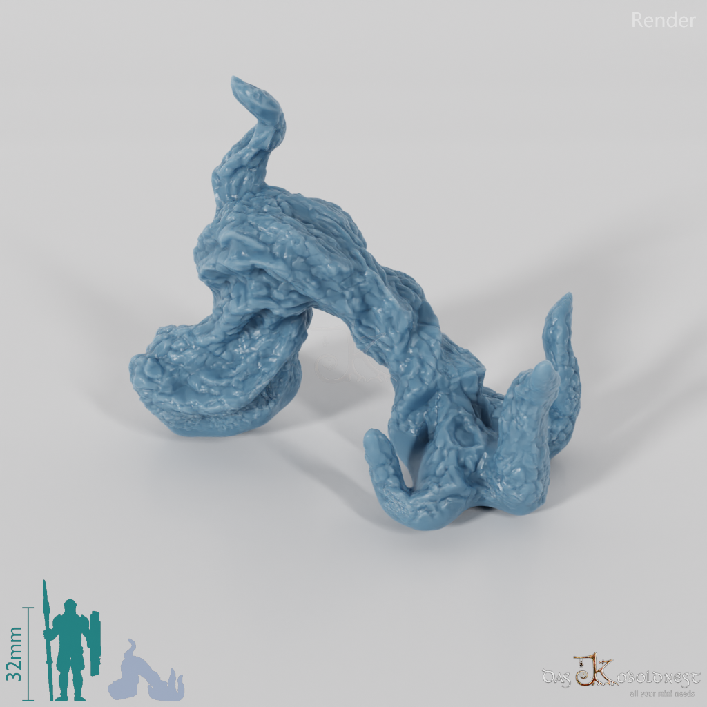 Gnarled willow root A