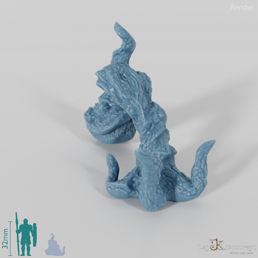 Gnarled willow root A