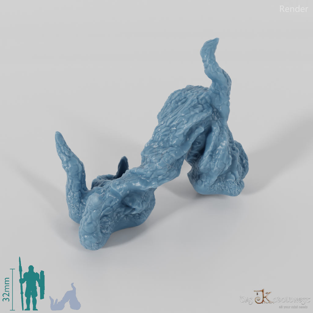 Gnarled willow root A