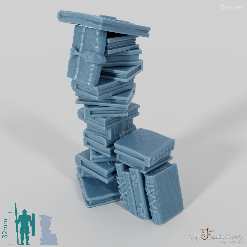 Book - High stack of books 05