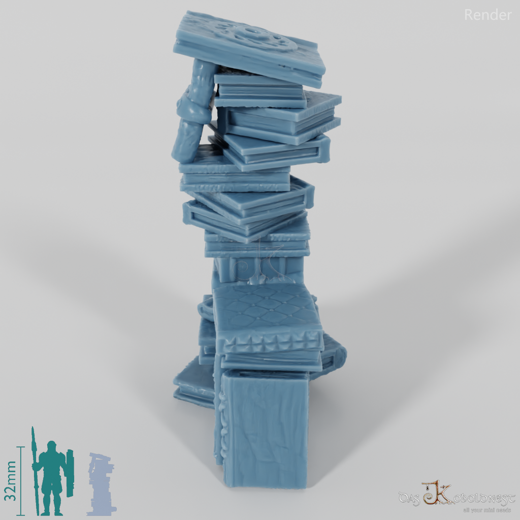 Book - High stack of books 05