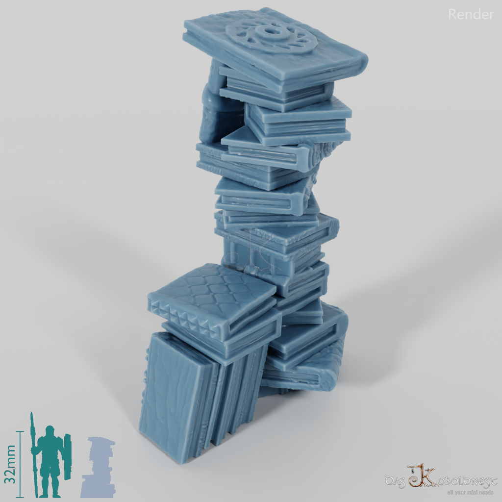 Book - High stack of books 05