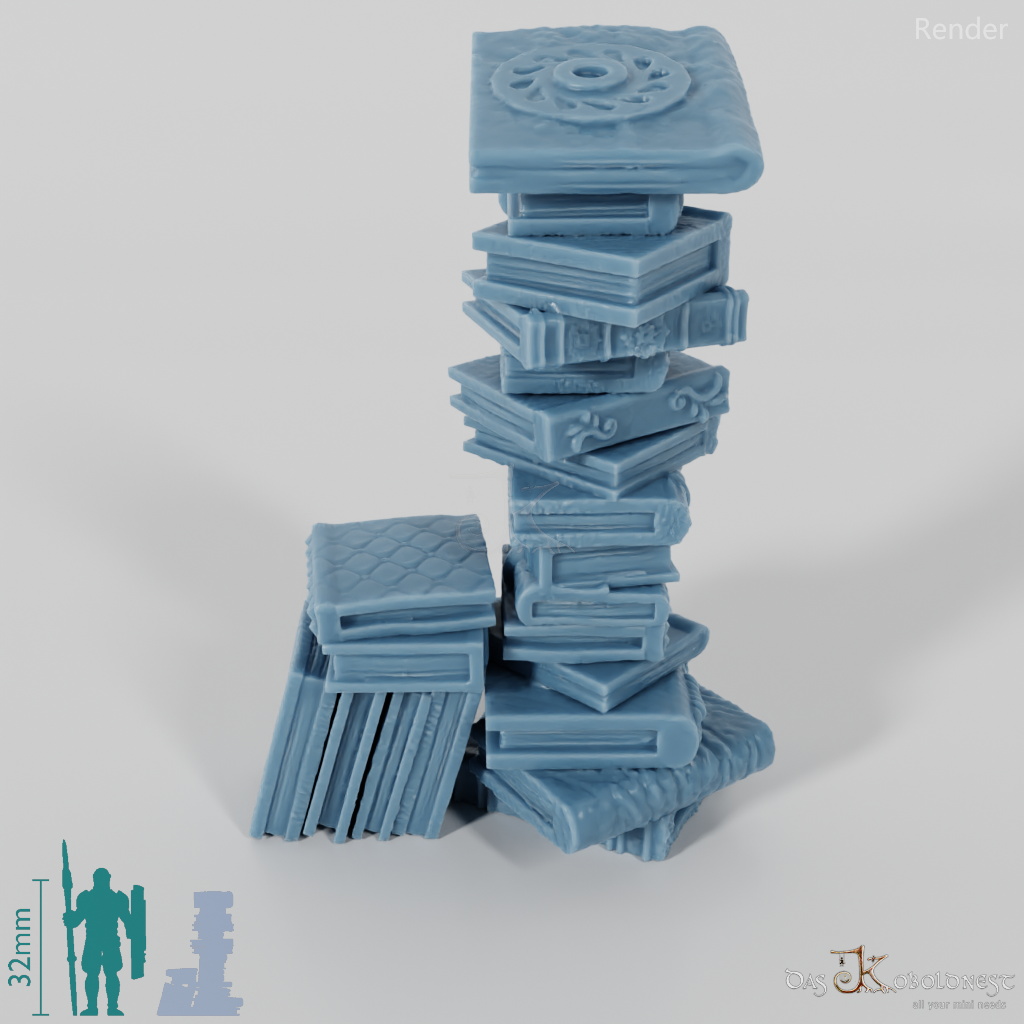 Book - High stack of books 05