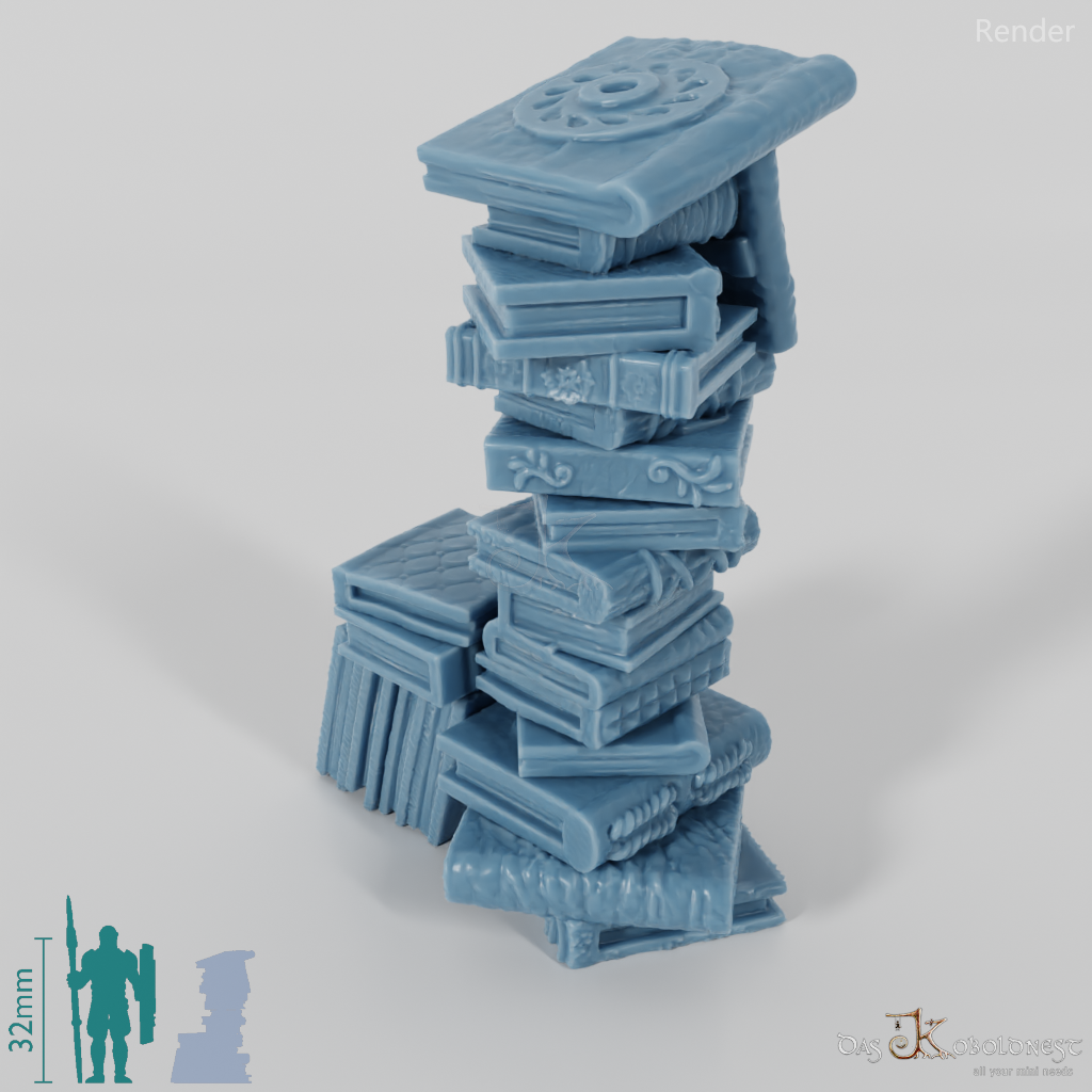 Book - High stack of books 05