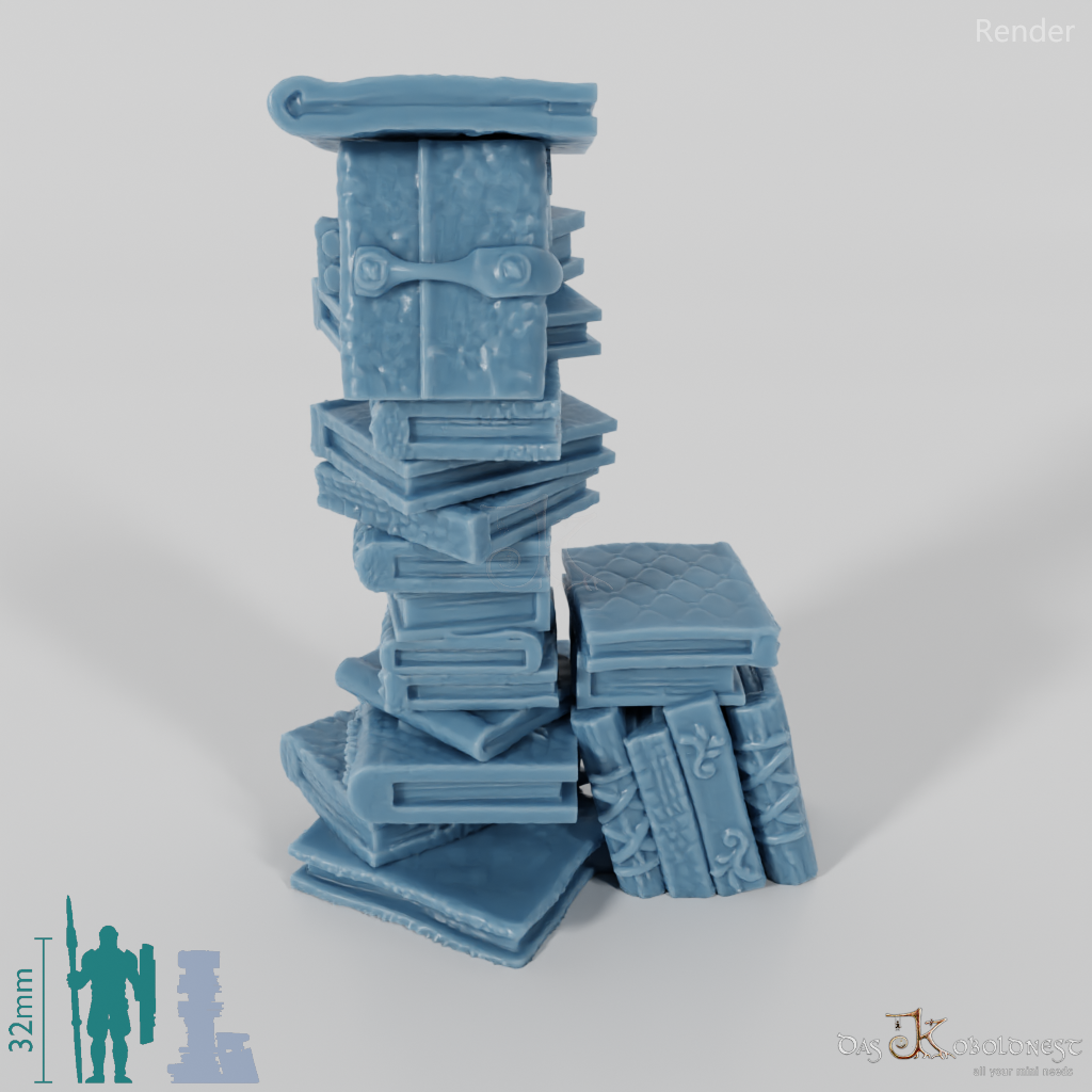 Book - High stack of books 05