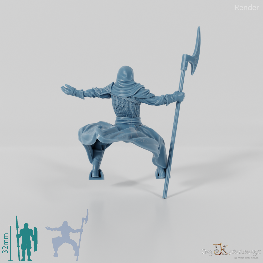 Eastern Men High Priest of the Snake Cult - Riding Pose