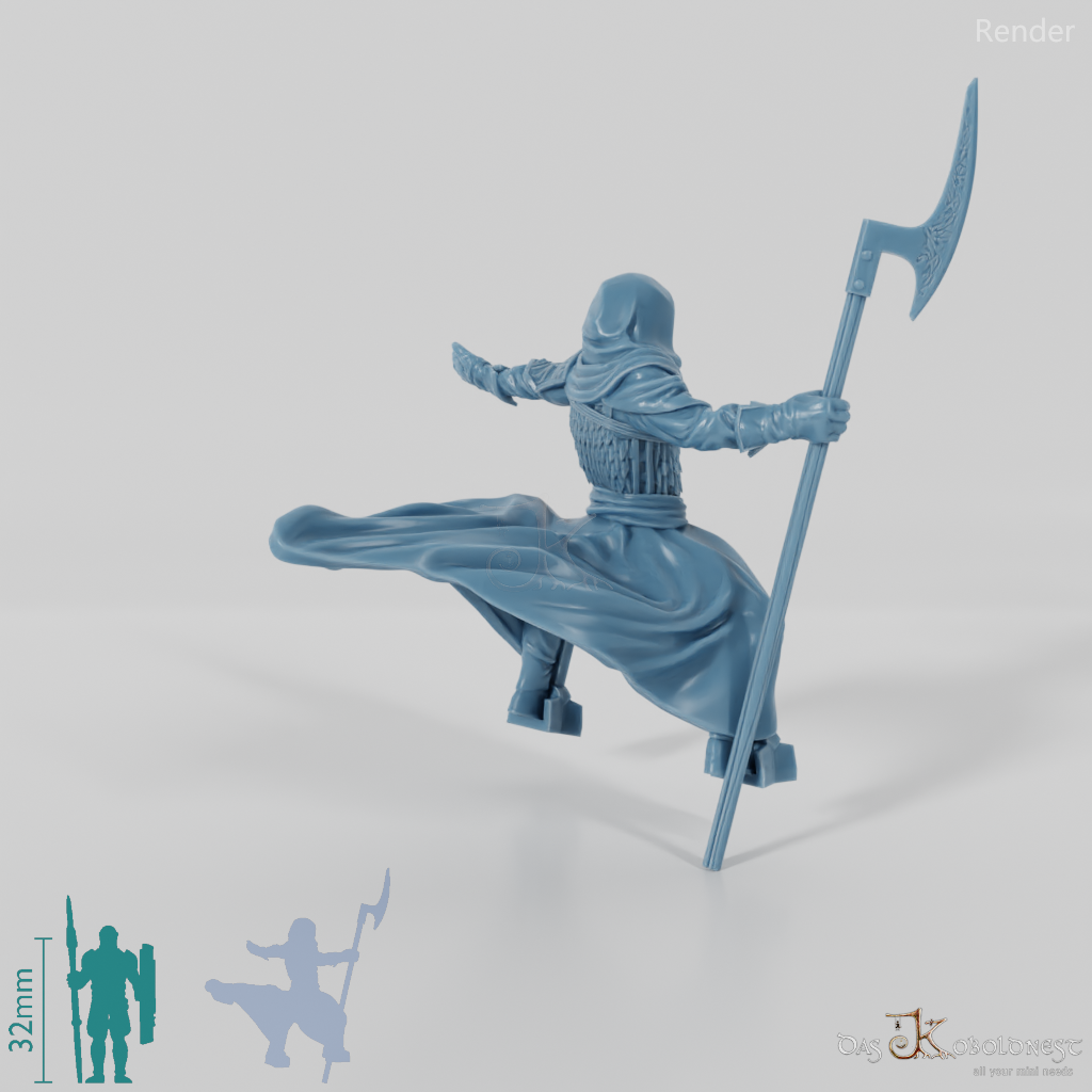 Eastern Men High Priest of the Snake Cult - Riding Pose