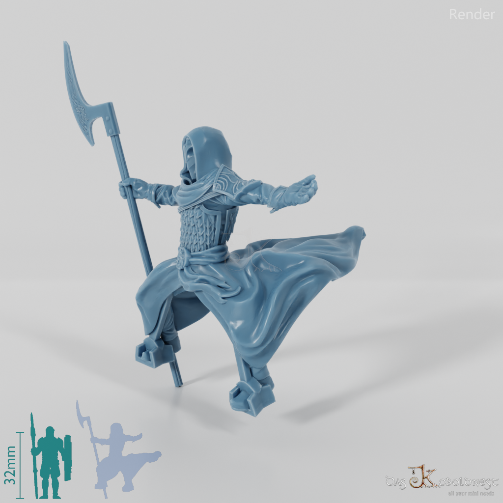 Eastern Men High Priest of the Snake Cult - Riding Pose