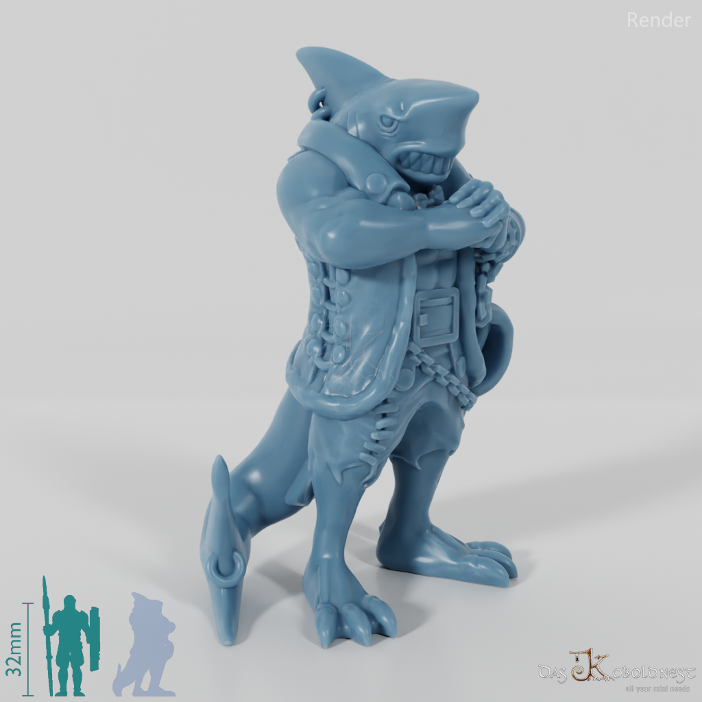 Sharkfolk thugs