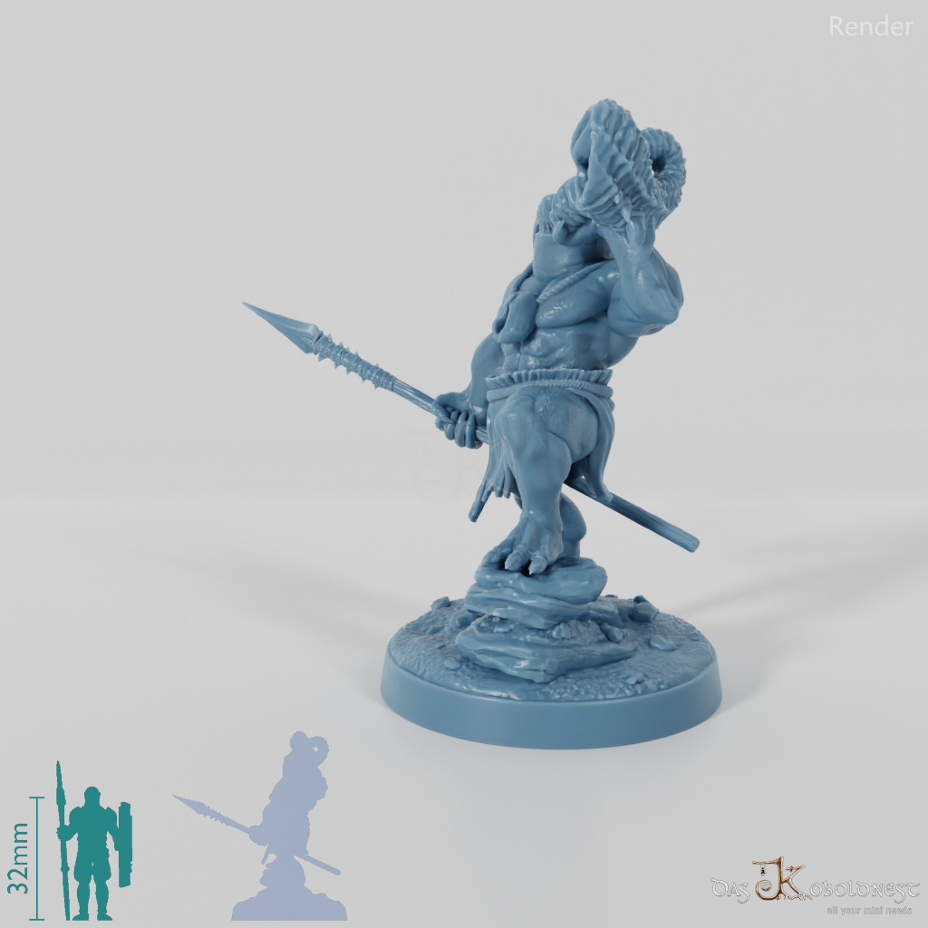 Haivolk-Speerkämpfer - Hornbläser