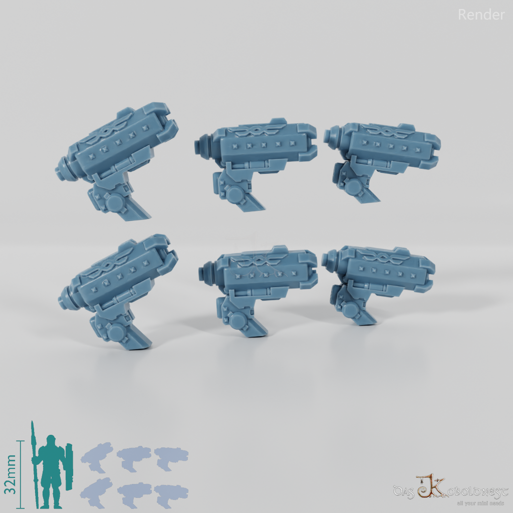 Khazaroth Empire - Iron Mole Upgrade Pack Shoulder Cannons