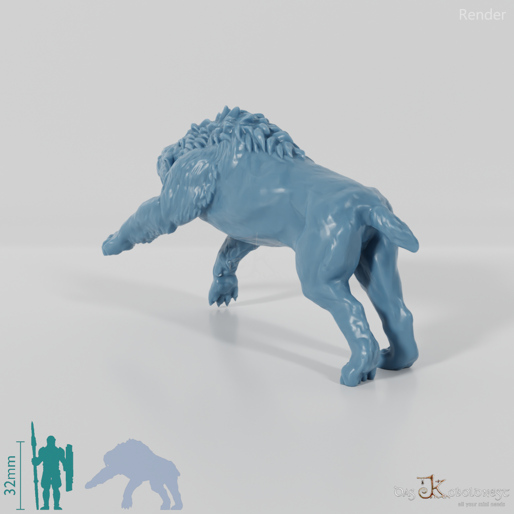 Smilodon 02- StoneAxe Miniatures