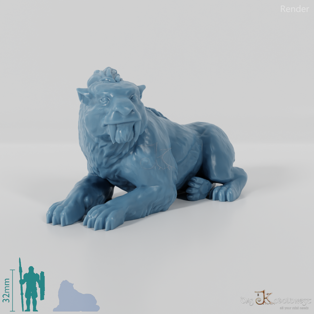 Smilodon 05- StoneAxe Miniatures