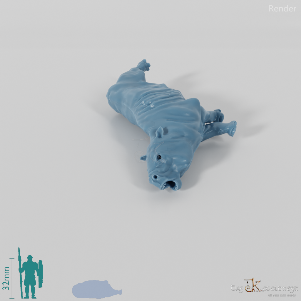 Toxodon platensis 06 (carcass) - JJP