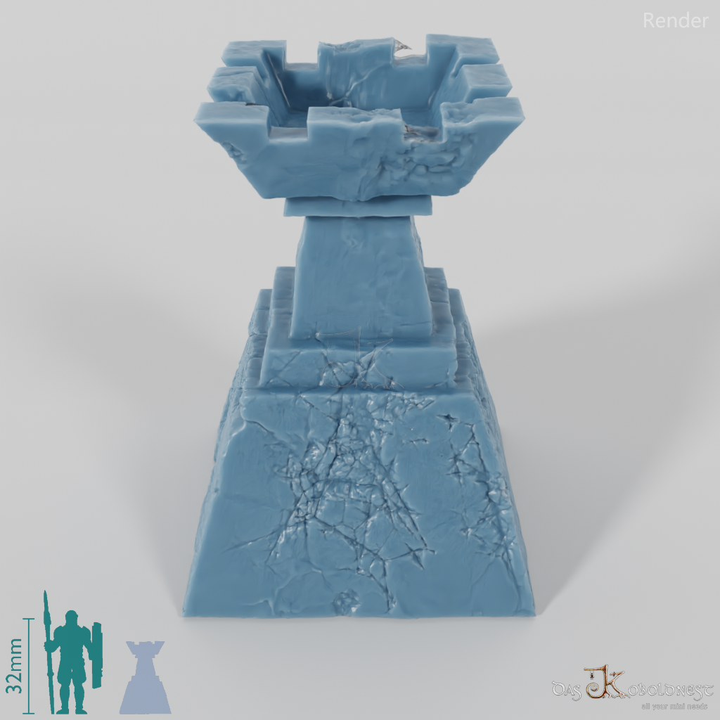 Fire Bowl - Dwarven Fire Pillar 02, extinguished