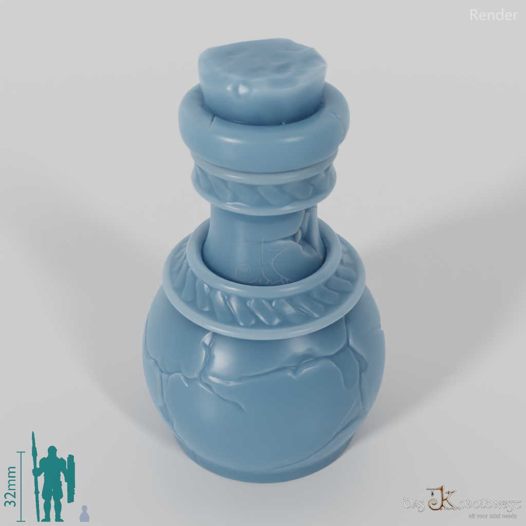 Bottle - Small clay bottle