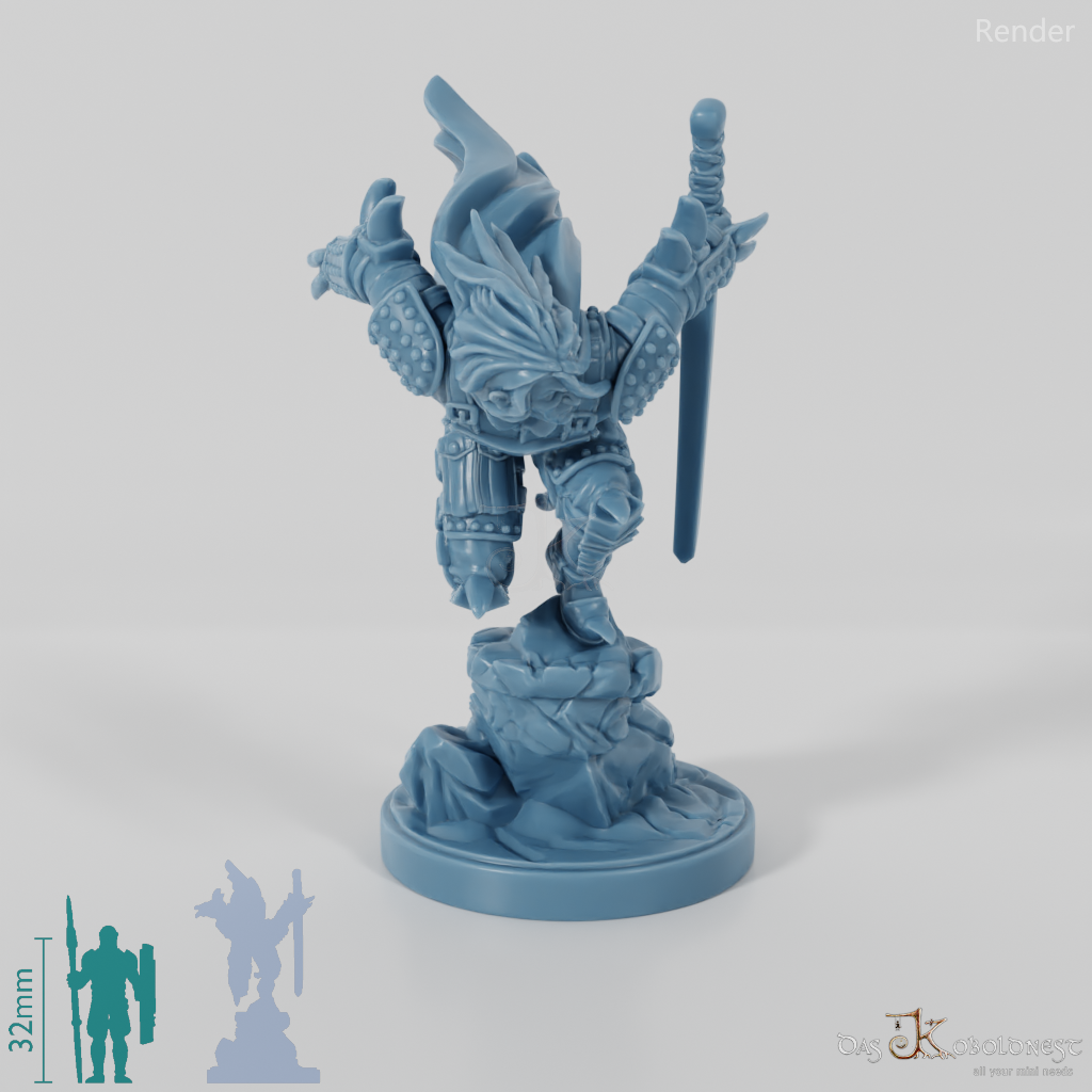 Vlakir, vampire warrior with katana