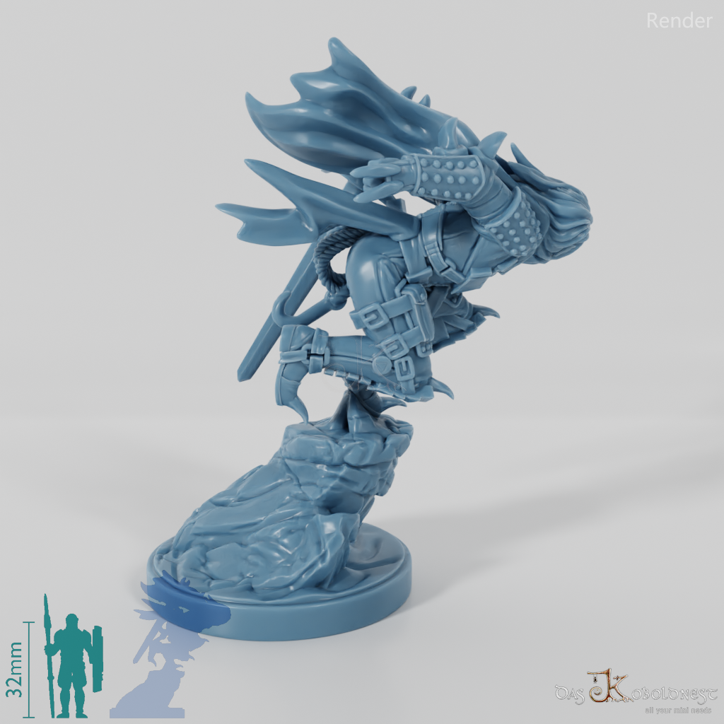 Vlakir, vampire warrior with sword