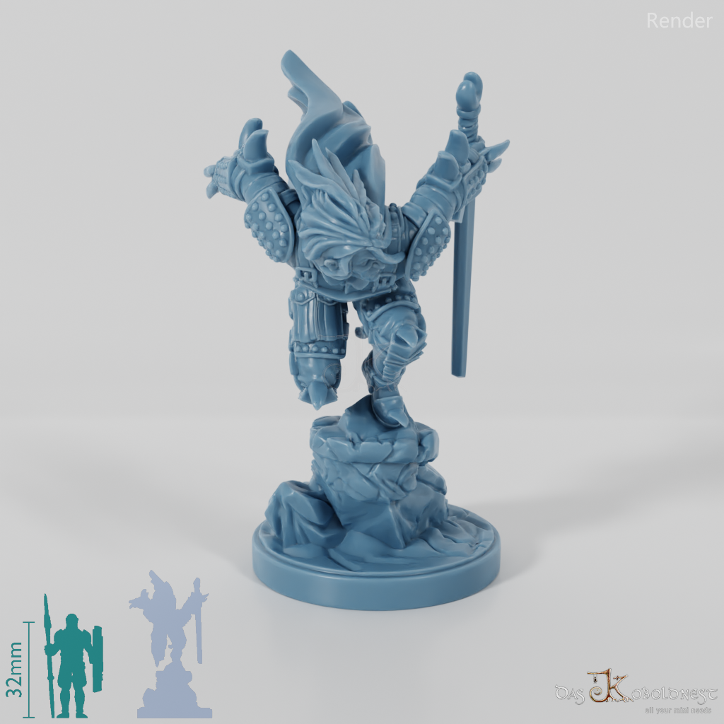 Vlakir, vampire warrior with sword