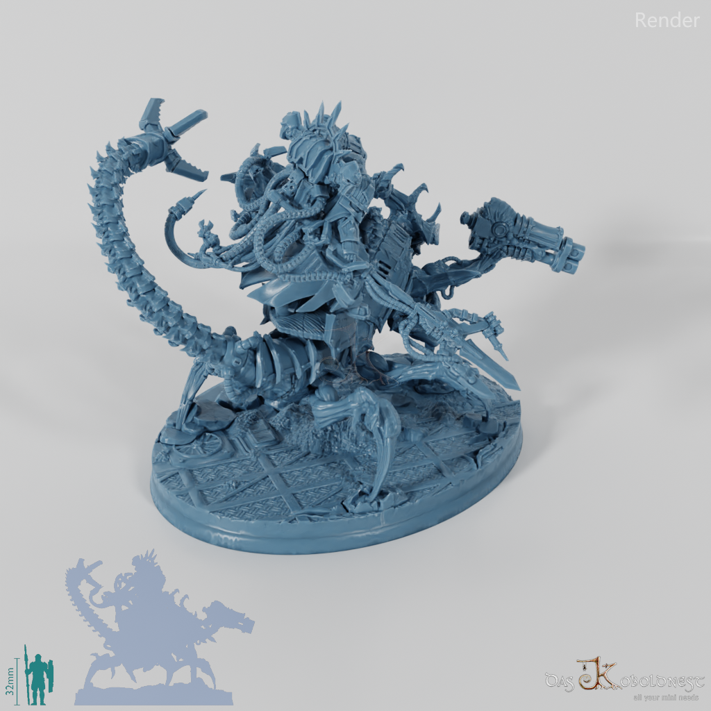 Void Blessed Soldiers - Void Blessed Father auf Mech mit Maschinenkanonen