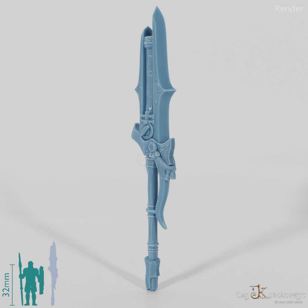 Valiant Hero - Weapon - Gunspear (without hand)