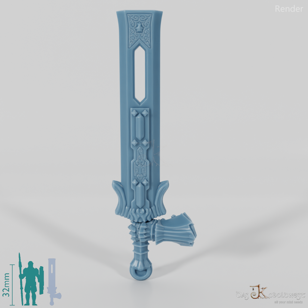 Valiant Hero - Weapon - King Sword (straight hand)