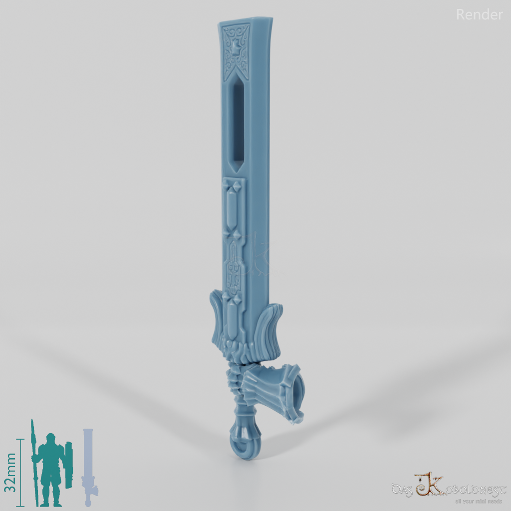 Valiant Hero - Weapon - King Sword (straight hand)