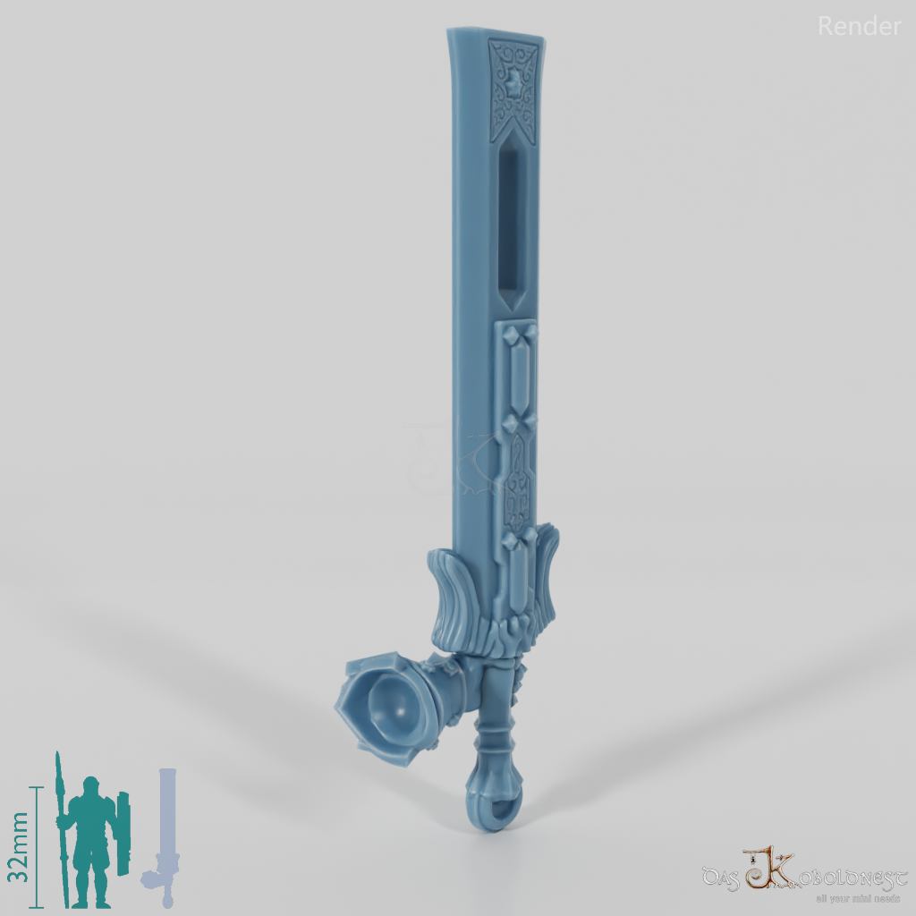 Valiant Hero - Weapon - King Sword (straight hand)