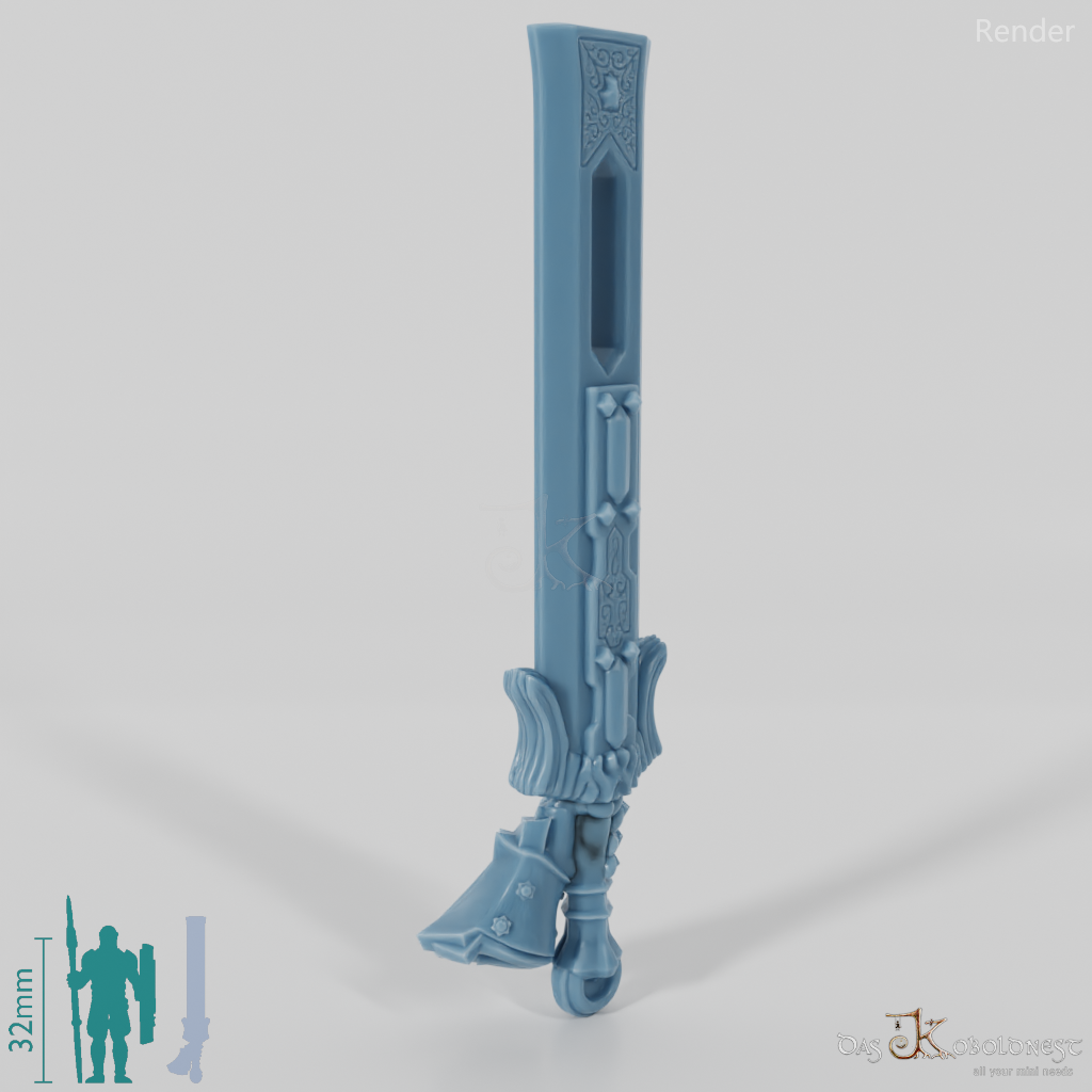 Valiant Hero - Weapon - King Sword (angled hand)