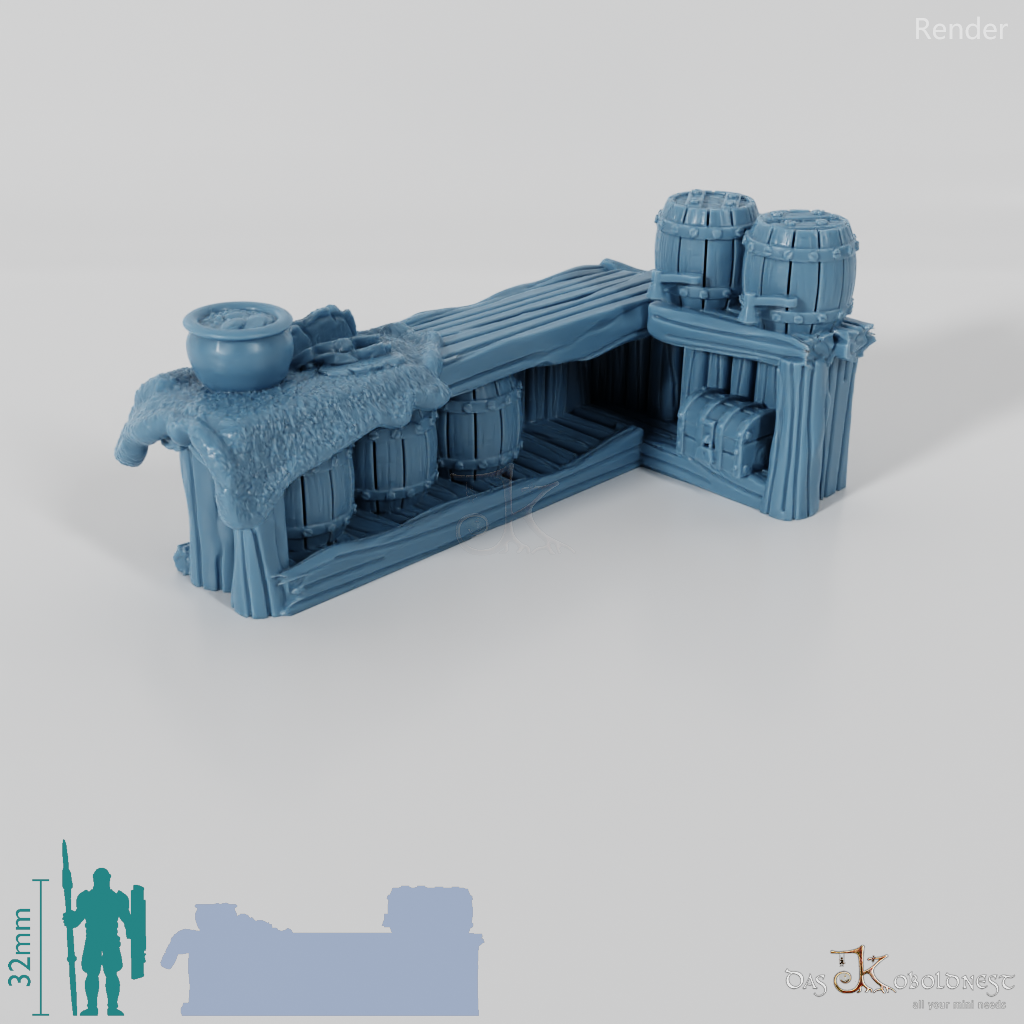 Counter - Rustic counter 02