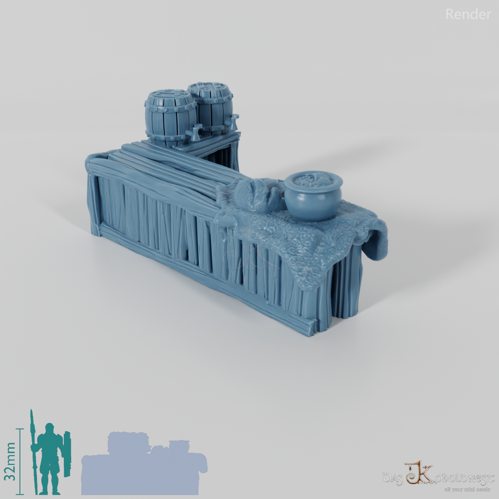 Counter - Rustic counter 02