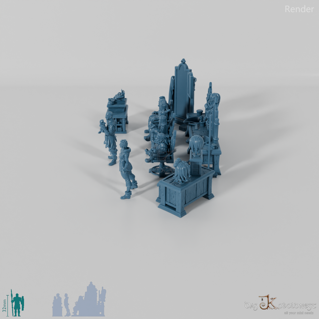 Hairdressing salon - complete set