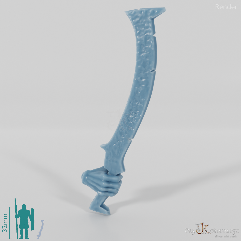 Orc sword C with hand