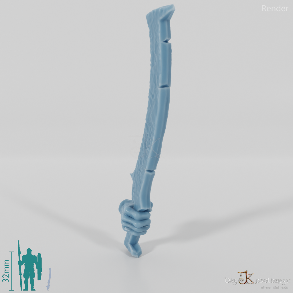 Orc sword C with hand