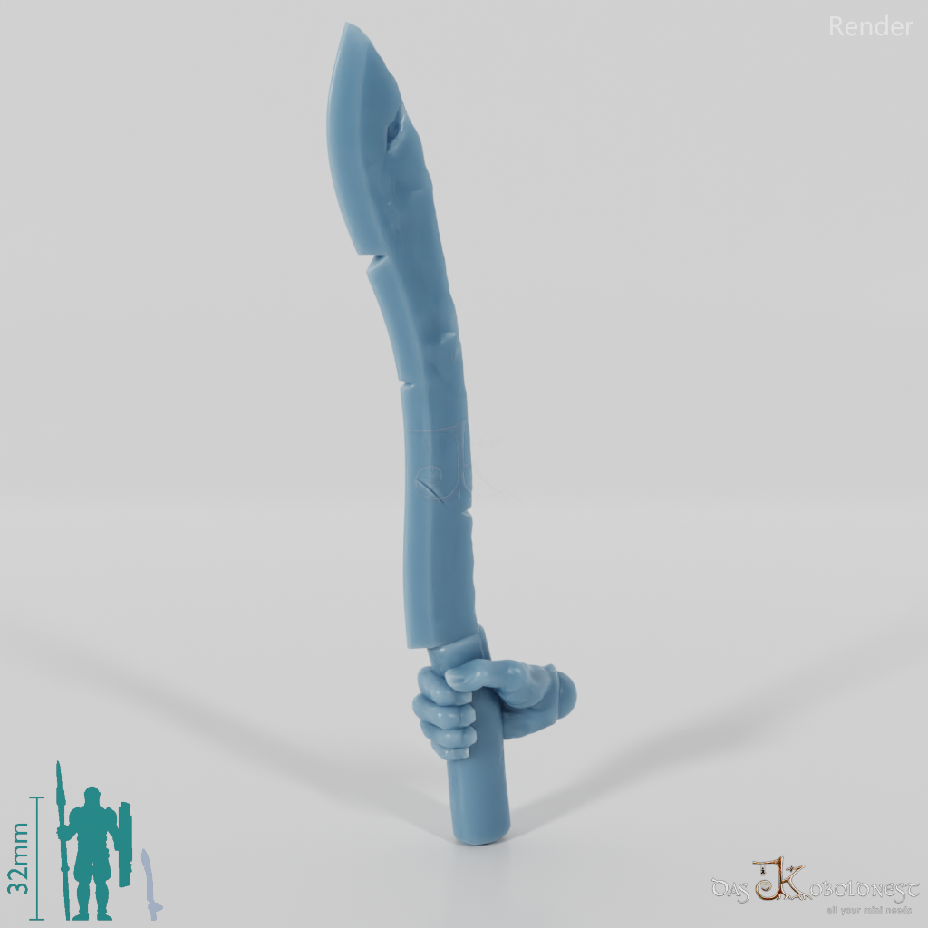 Orc sword E with hand